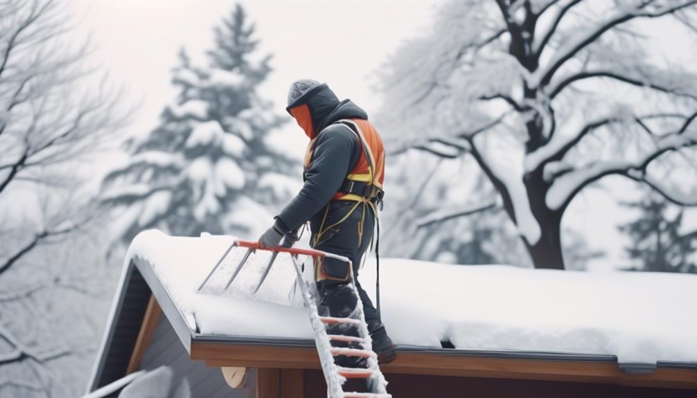 efficient tools for clearing rooftops