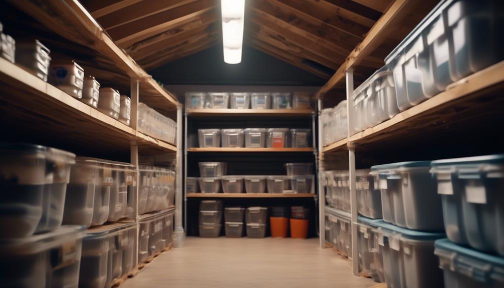 enhancing ventilation for stored items