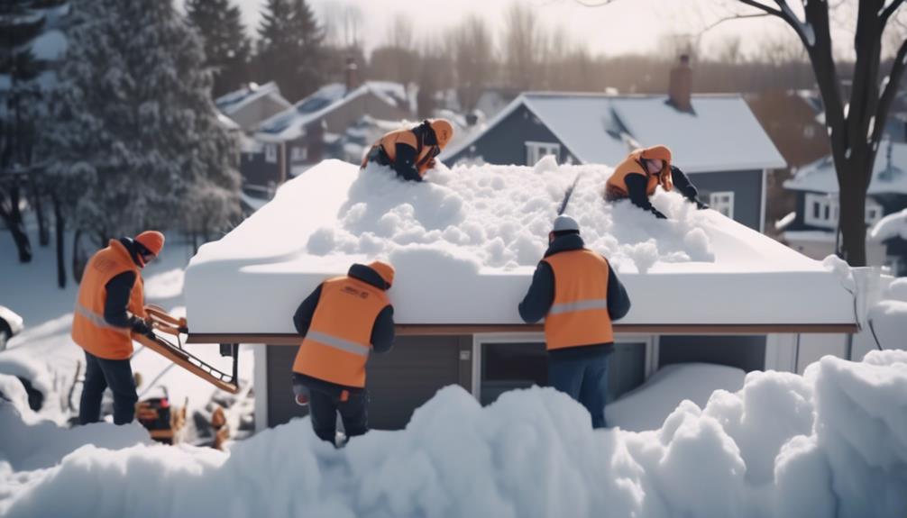 expert snow removal for roofs