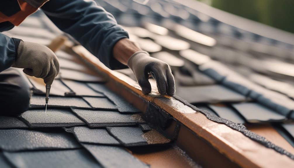fixing small roof leaks