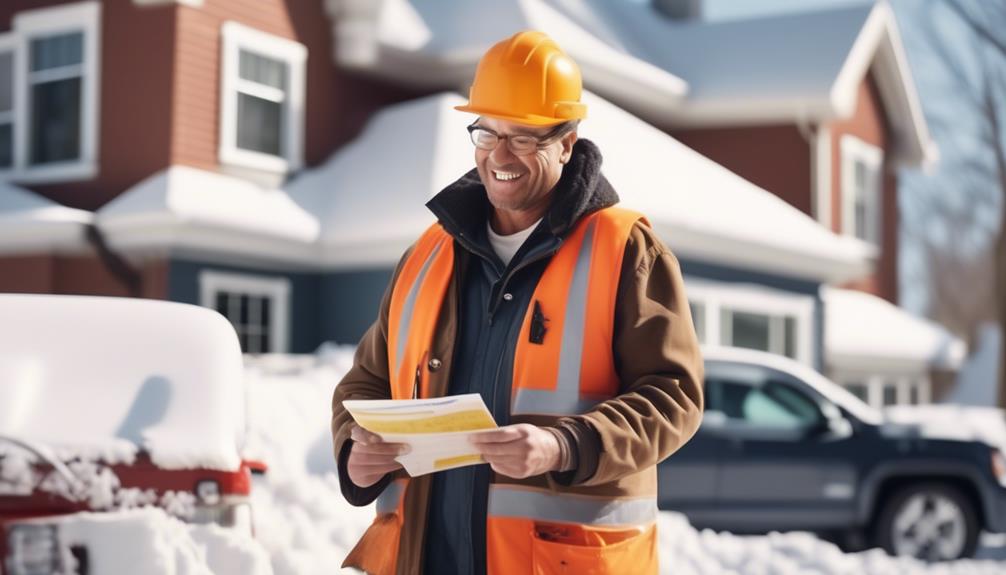 licensed contractor for roof snow removal