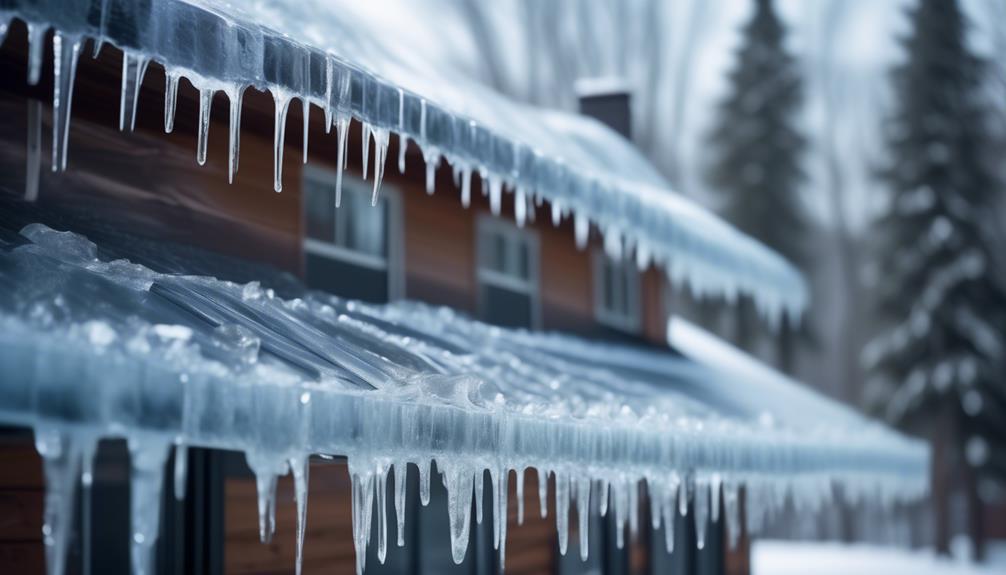 metal roof ice dam prevention