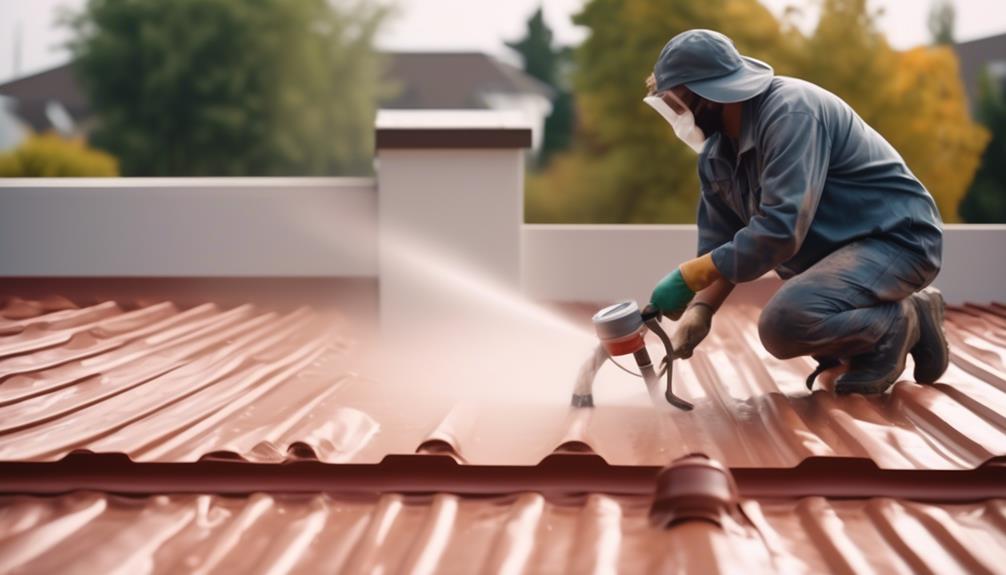 procedures for applying roof coatings