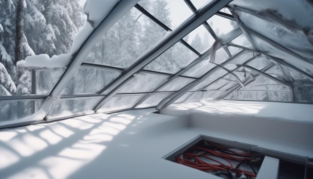 protect skylights from winter