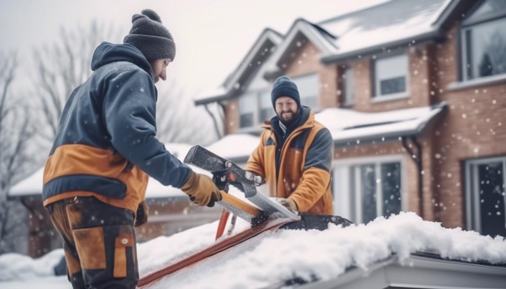 reliable snow removal for roofs