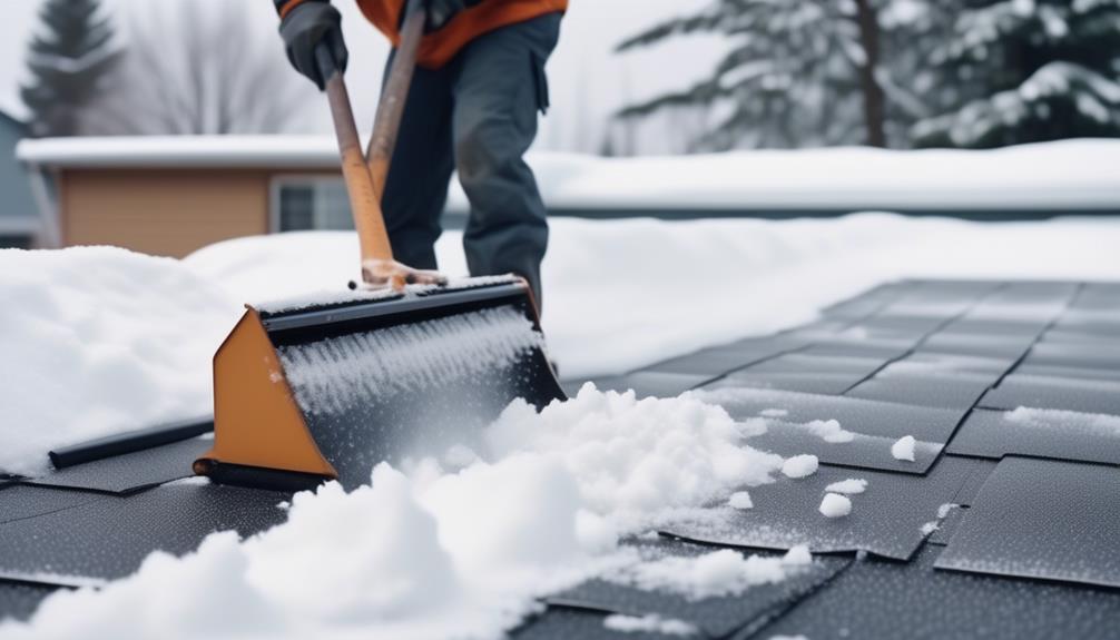 roof snow removal services