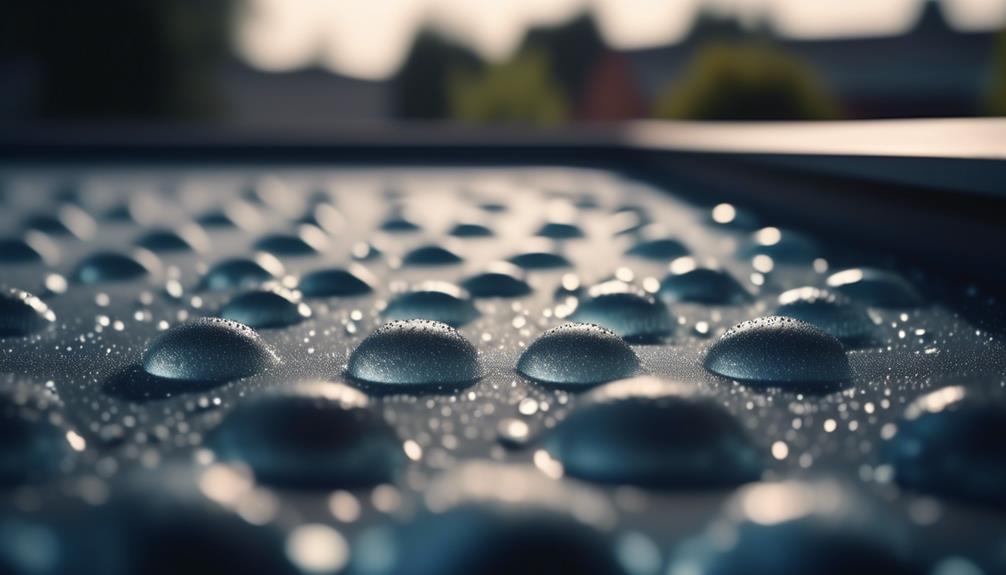 roof surface blisters and bubbles