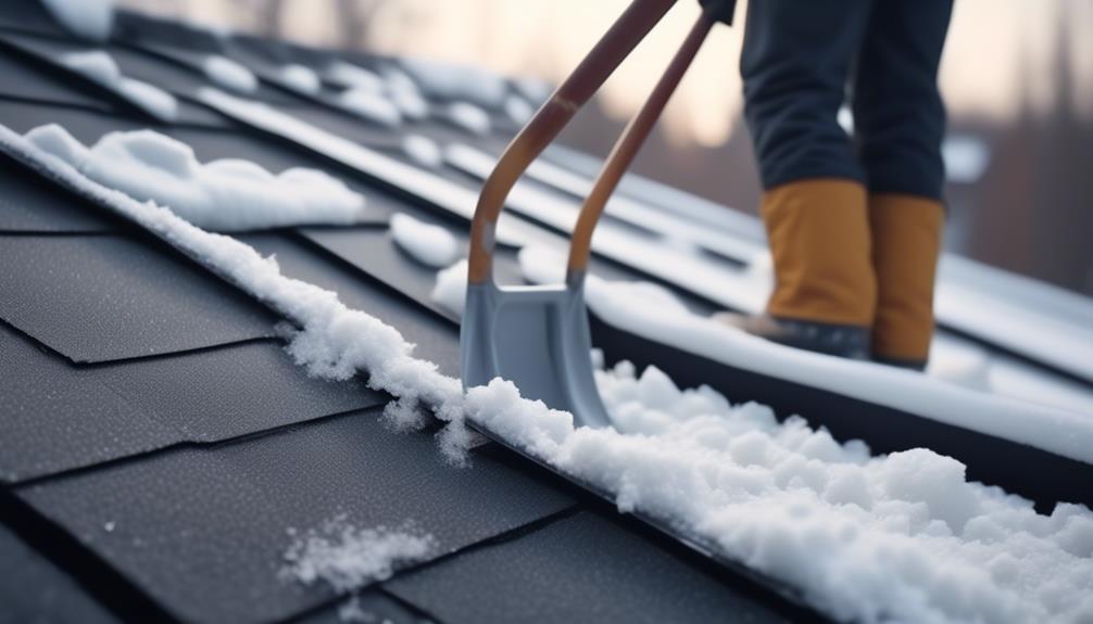 snow removal tips for shingles