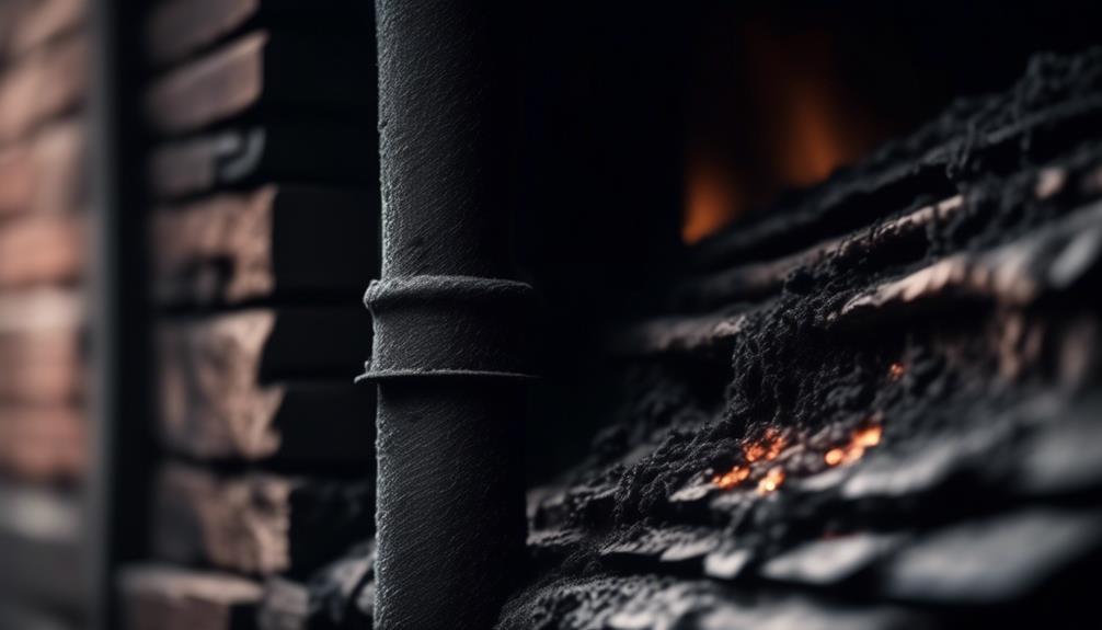soot buildup in chimneys