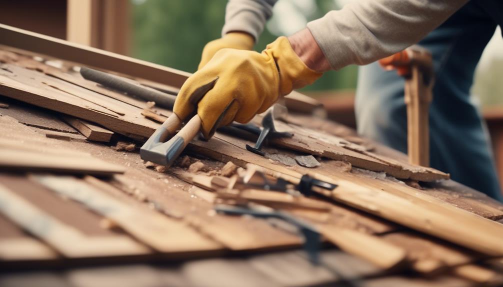 steps to repair wood shake roof