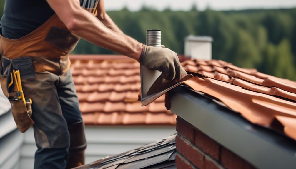 strengthening roof flashing material