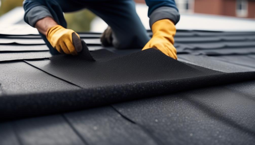 waterproofing underlayment for roofs