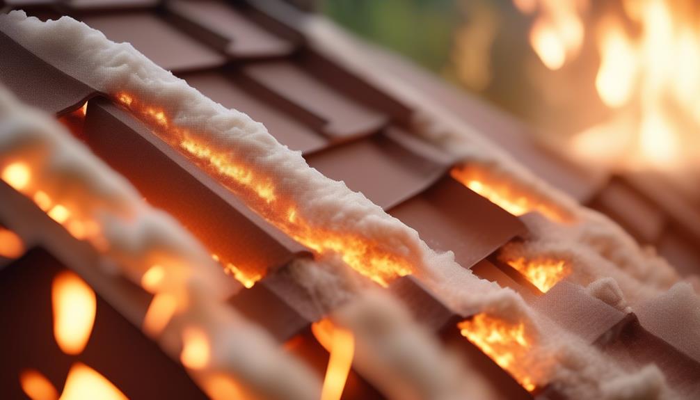 fire safe roof insulation options