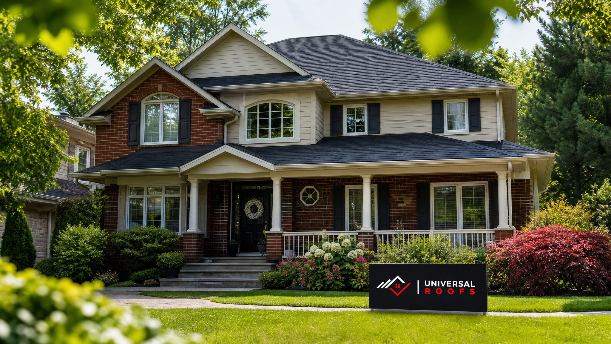 Well-maintained asphalt shingle roof on a Toronto-area home in summer daylight, ready for a property appraisal inspection