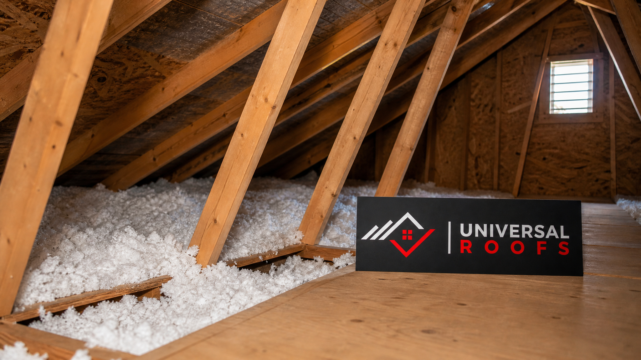 Dry, freshly repaired attic ceiling after professional roof leak detection services in a Toronto area home