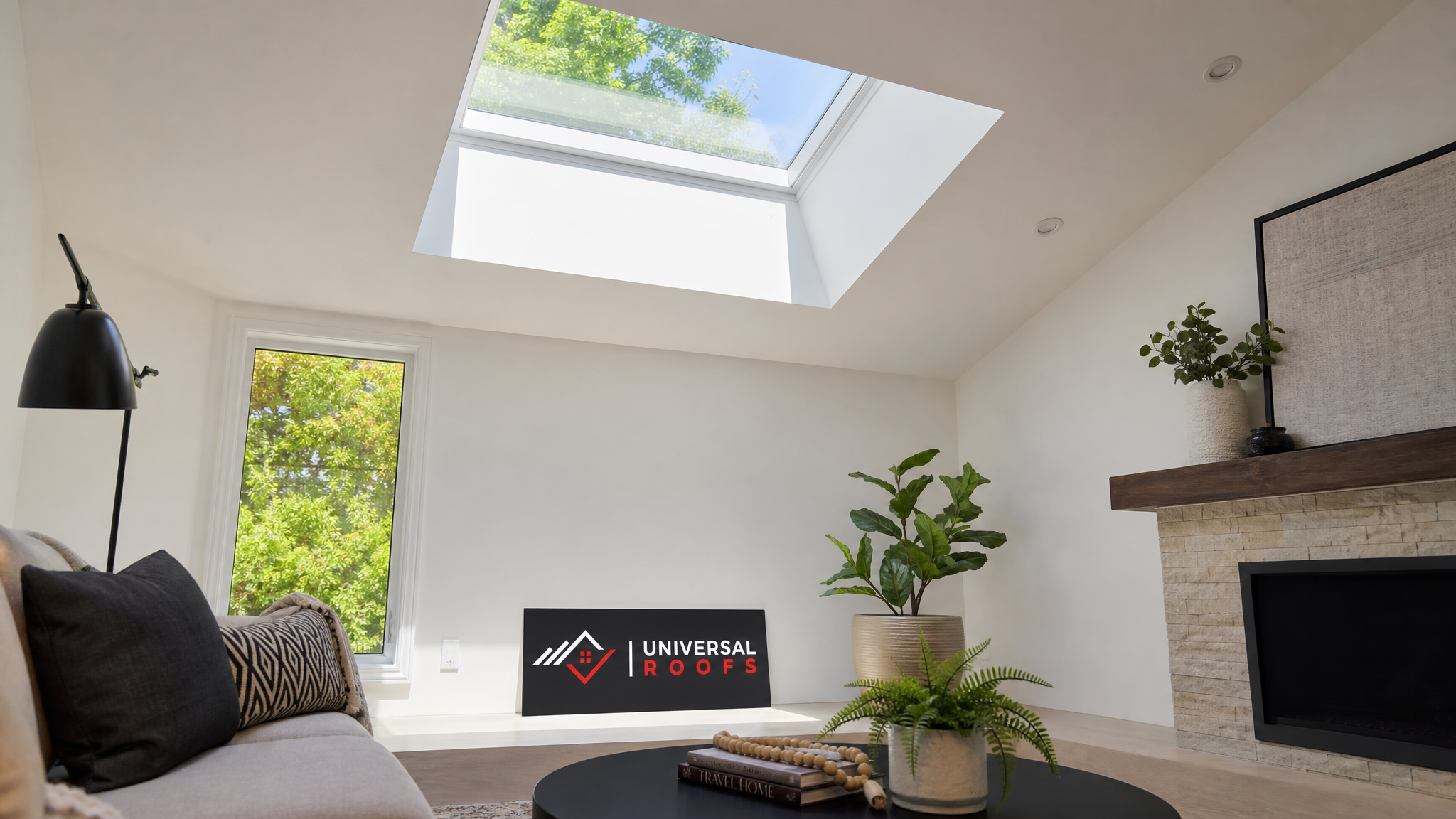 Well-insulated skylight shaft in a Toronto home with even, draught-free daylight and no condensation on the glass